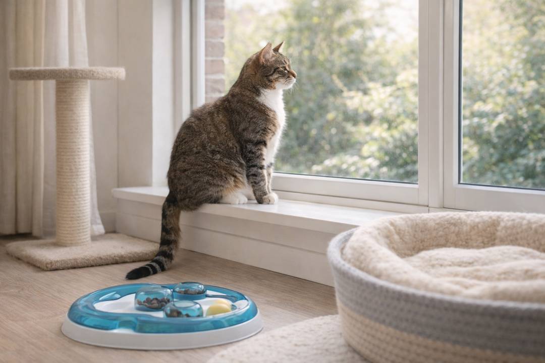 Verrijking voor binnenkatten: de beste activiteiten, tips en voorbeelden voor een gelukkige kat